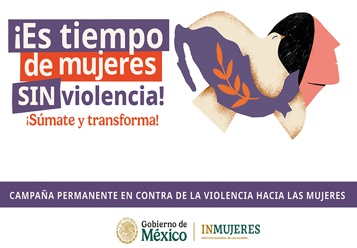 BANNER CAMPAÑA ES TIEMPO DE MUJERES SIN VIOLENCIA